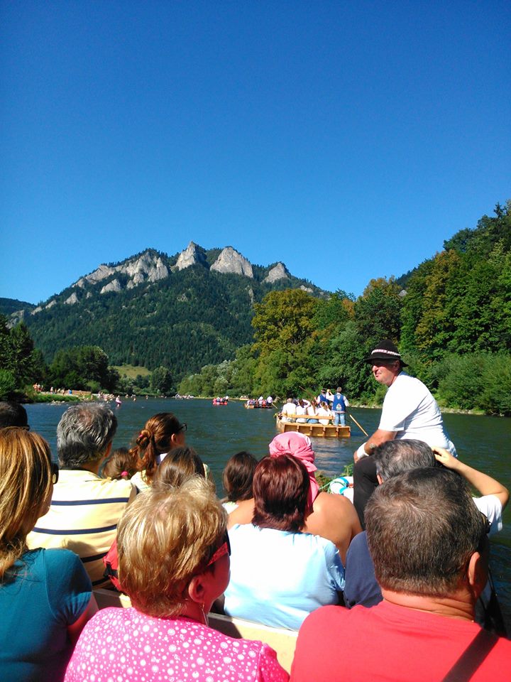 Plte Dunajec Tri koruny Červený kláštor Turisti na plti Sprievodca